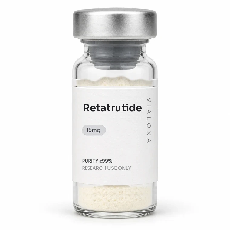 Retatrutide - 15mg lyophilised reference vial