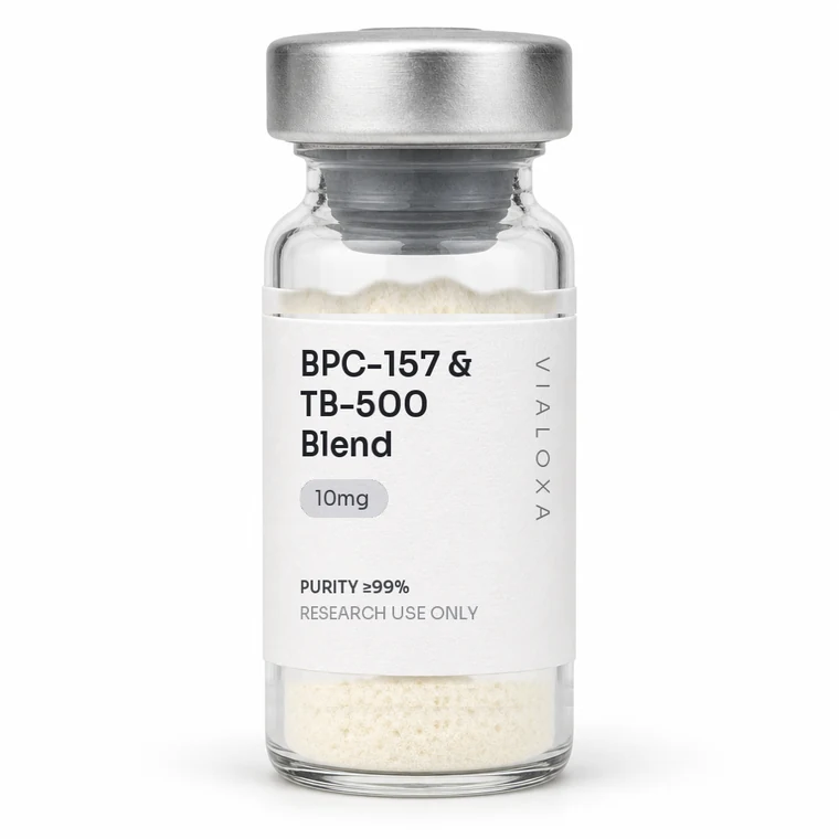BPC-157 & TB-500 Blend lyophilised reference vial