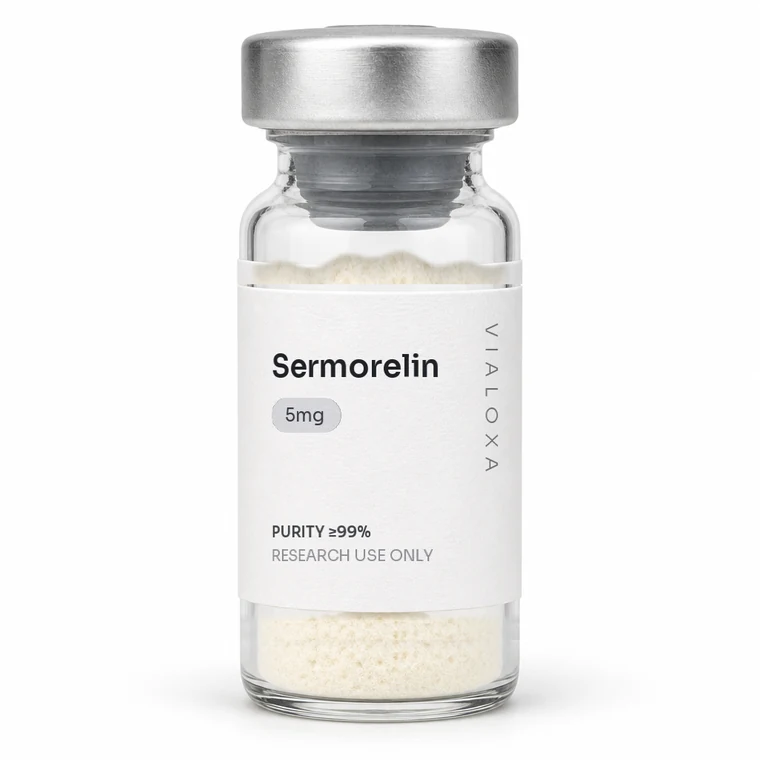 Sermorelin lyophilised reference vial