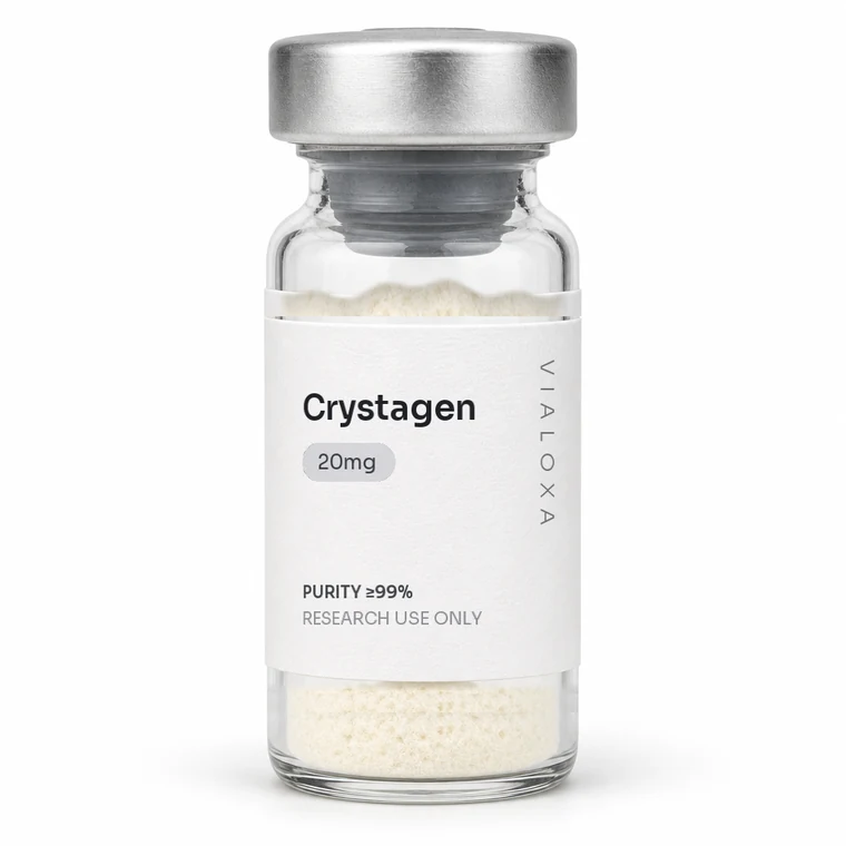 Crystagen lyophilised reference vial