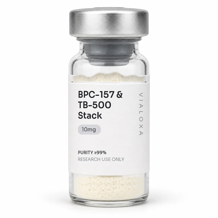 BPC-157 & TB-500 Stack lyophilised reference vial